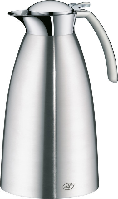 alfi Isolierkanne Gusto TT Edelstahl silber 1,5 l, Durchmesser: 15,65 cm, Höhe: 26,3 cm - Bild 1
