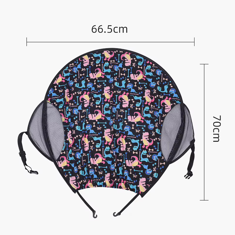 Universeller Sonnenschutz für Kinderwagen mit UV-Schutz Baldachin in Multicolour - Bild 1