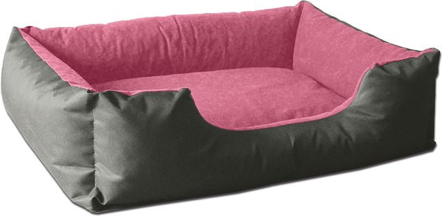 BedDog Hundebett LUPI Hundesofa in Pink mit waschbarem Microfaser-Bezug - Bild 1