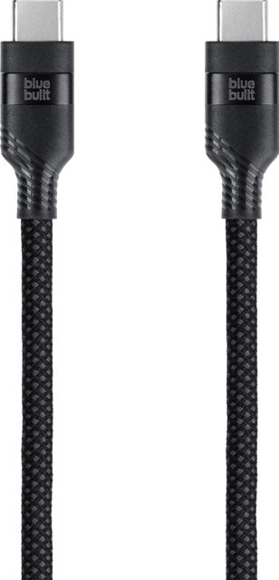 BlueBuilt USB-C-Kabel mit 240 W in Schwarz, Länge: 2 m - Bild 1