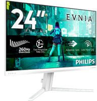 Philips Evnia 24M2N3201PL Gaming-Monitor, 23,8 Zoll Full HD IPS Display, Weiß, HDMI und DisplayPort - Bild 1