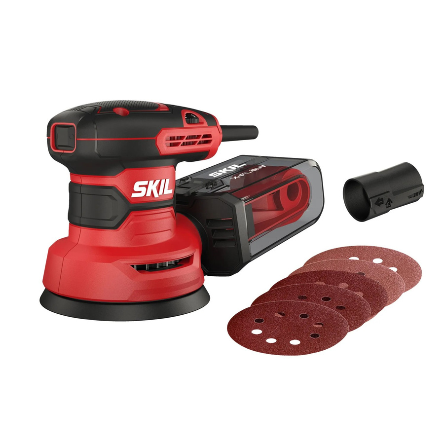 Skil Exzenterschleifer 7471AA in Rot mit 300 W und 125 mm Schleifscheibendurchmesser - Bild 2