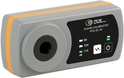 PCE Instruments Schallkalibrator PCE-SC 43 Klasse II in Schwarz und Grau - Bild 1