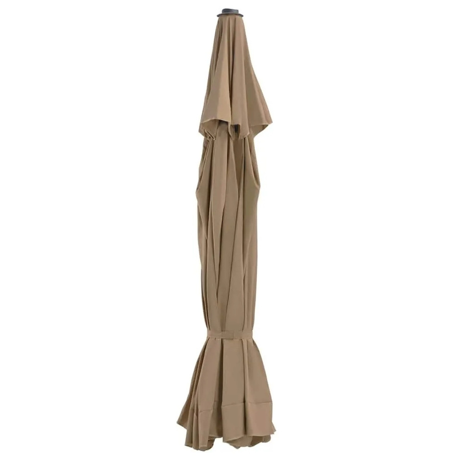 vidaXL Ersatzbezug für Sonnenschirm aus Polyester, Farbe: Beige, Durchmesser: 515 cm - Bild 2