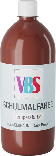 VBS Schulmalfarbe Dunkelbraun 1000 ml - Bild 1