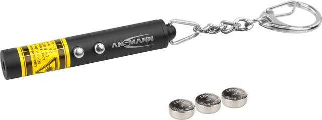 Ansmann Laserpointer 2-in-1 in Schwarz - Bild 1