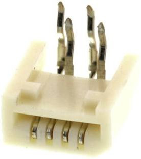 Molex FFC/FPC-Anschluss in Weiß mit 4 Polen und einem Rastermaß von 1,00 mm (528070410) - Bild 1