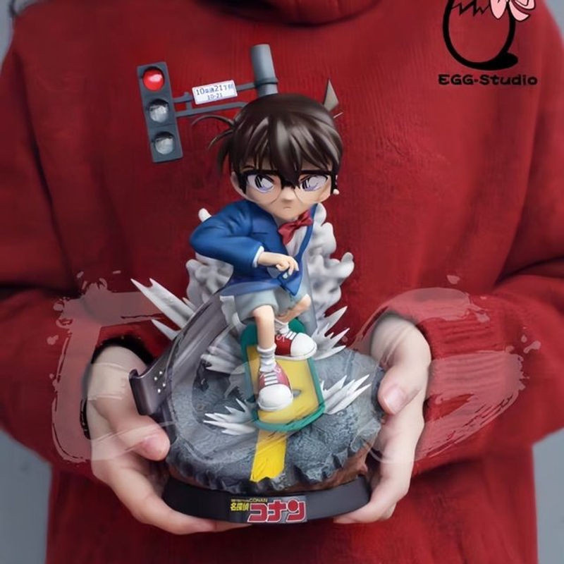 Bandai Conan Edogawa Spielfigur aus Kunstharz, mehrfarbig, Desktop-Modell für Büro und Arbeitszimmer - Bild 1