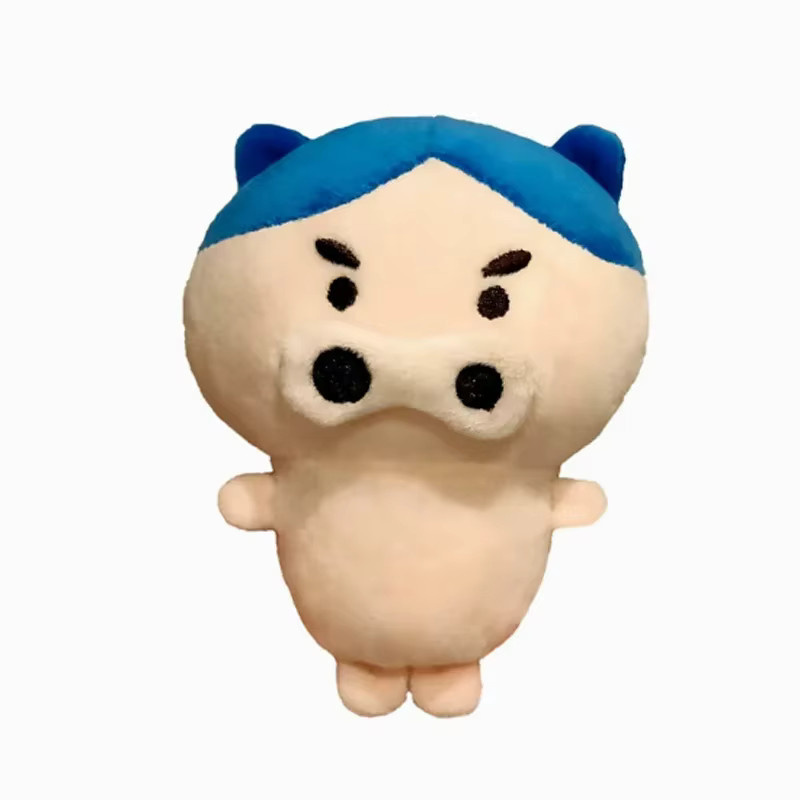 MINISO Bär-Schwein Plüsch-Schlüsselanhänger, Weiß - Bild 5