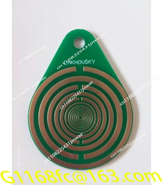 Antennenanhänger Tesla Polarisationsscheiben, doppelseitig, 3 cm, Unisex - Bild 1