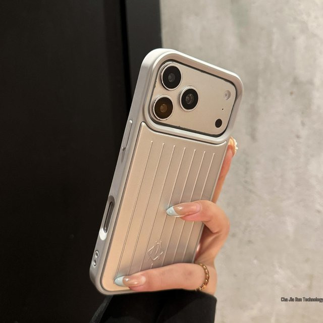 Rimowa Magnetische iPhone 17 Pro Max Koffer Schutzhülle in Silver - Bild 1