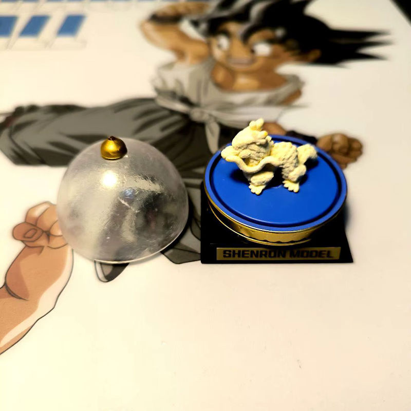 COKANO Kawaii Gashapon Kapselspielzeug Anime-Requisiten Serie 05 Zauberdrache mit Kuppel-Kampfjacken-Ornamentfiguren aus Kunststoff, mehrfarbig - Bild 3