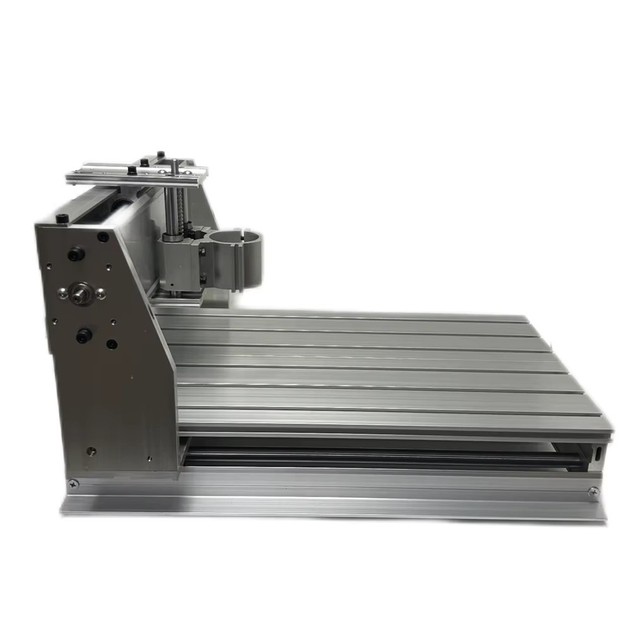 XMSJ Aluminium CNC Rahmen Kit 3040 DIY Holz Gravur Fräsmaschine mit Kugelumlaufspindel und 52 mm Spindelhalterung in Silber, B/T/H: 29,0 x 39,0 x 6,0 cm - Bild 3