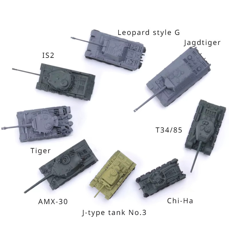 GRAPMAN Kampfpanzer Mini, 8-teiliges Set, 1/144 - Bild 2