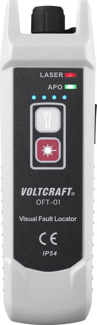 Voltcraft OFT-01 Glasfaserprüfgerät Netzwerk in Weiß - Bild 1