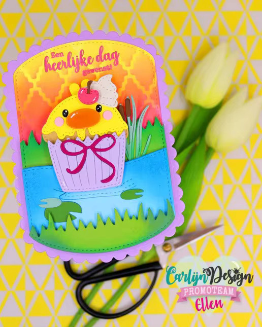 DIY-Prägevorlage und Schablone mit Affe, Blume und Fuchs in Multicolour für handgefertigte Grußkarten und Dekorationen - Bild 1
