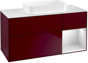 V&B Waschtischunterschrank Finion in Weiß Matt, B/T: 120 x 60 cm - Bild 1