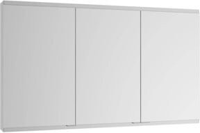 Keuco Spiegelschrank Royal Modular 2.0 in Weiß und Silber, 3-türig mit 2 Steckdosen, B/H/T: 110 x 90 x 12 cm - Bild 1