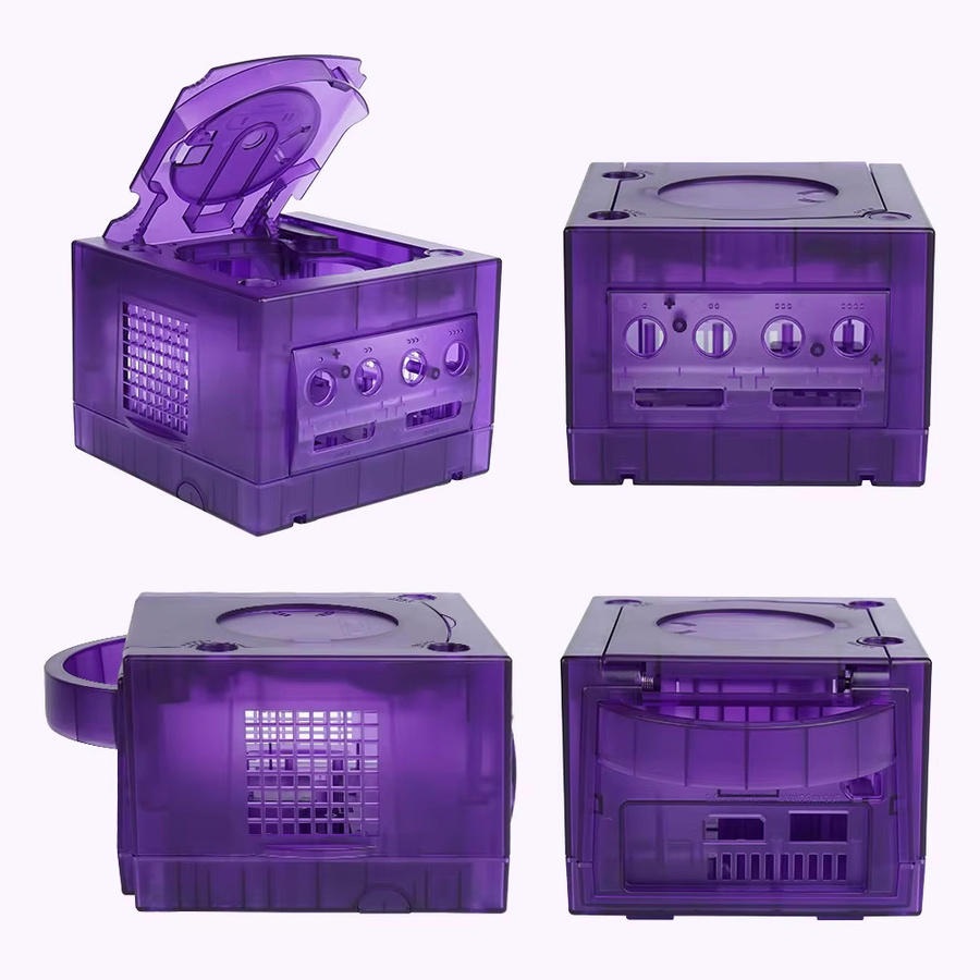 Bitfunx Ersatzgehäuse für Nintendo Gamecube Retro Videospielkonsole DOL-101/DOL-001 in Rot - Bild 3