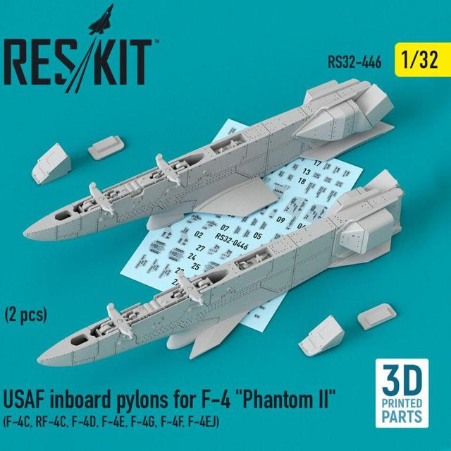ResKit Models USAF Inboard pylons for F-4 Phantom II, 2-teiliges Set - Bild 1