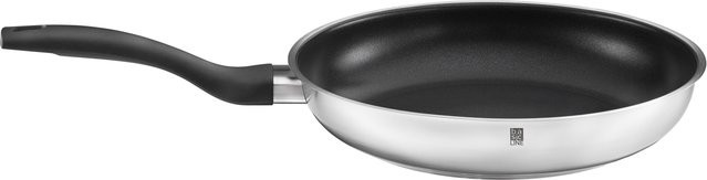 Bratpfanne RÖSLE BASIC LINE aus Edelstahl und Aluminium, Silber, Antihaftbeschichtung - Bild 1