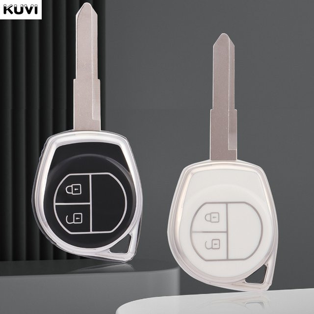 Kuvi TPU Auto Smart Key Case Schutzhülle für Suzuki SX4 Vitara Swift Grand Liana mit 2 Tasten - Bild 1