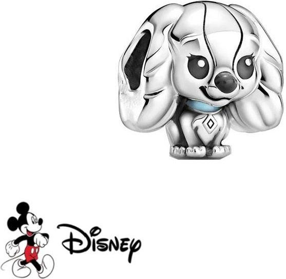 Disney Anhänger Stitch Buzz Lightyear, Silber, Perle, Zirkonia, Damen - Bild 1
