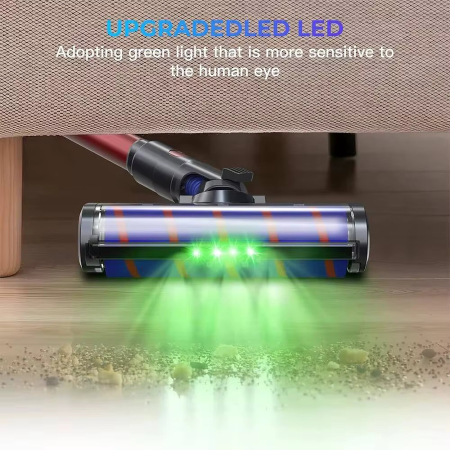 Dyson Rollenbürstenkopf mit Direktantrieb und 4 LED-Leuchten für Hartböden, Multicolor - Bild 3