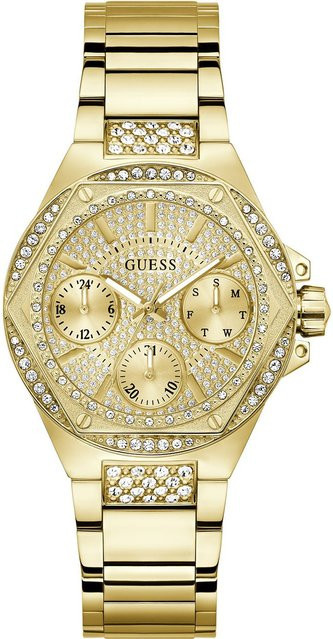 Guess Armbanduhr Envy, Quarz, Edelstahl, Gold, 40 mm, Damen - Bild 1