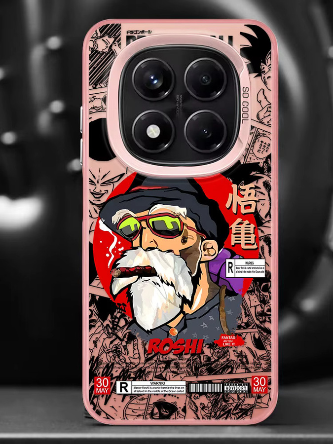 Dragon Ball Master Roshi Softcover Schutzhülle für Xiaomi Redmi Note 11s 10s 12 13 14 Pro Plus in Multicolour - Bild 3