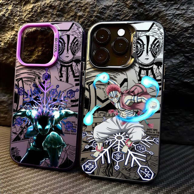 Sturzsichere Handyhülle mit Akaza Demon Slayer Motiv für Samsung Galaxy S26 S25 S24 S23 S22 S21 S20 Note20 Ultra Edge Plus 4G 5G in Multicolour - Bild 1