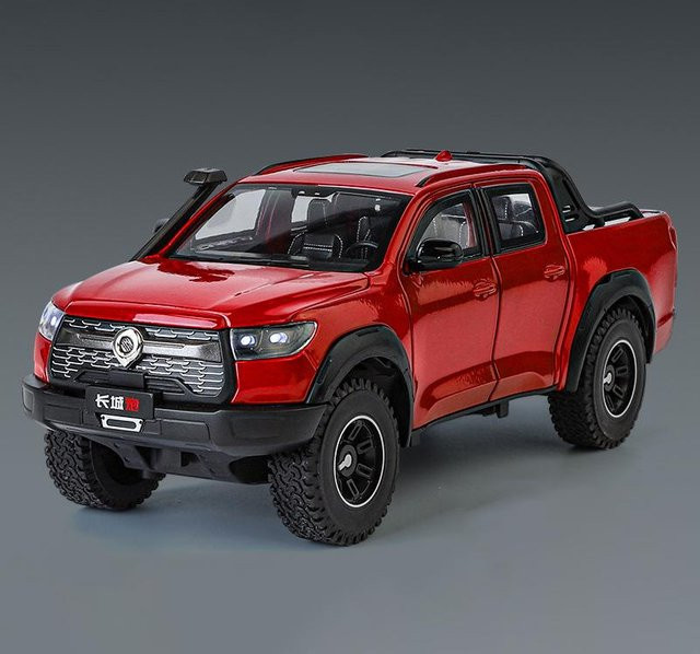Linyi Toy Car Great Wall Motor Gwm Poer Modell, 1:24, mit Licht und Sound, ab 14 Jahren - Bild 1