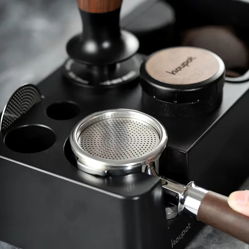 Wiederverwendbarer Kaffee-Puck-Bildschirm aus Edelstahl 304 in Silber, doppelschichtiger Feinfilter für professionelles Espresso-Zubehör, Durchmesser: 51 mm, 53 mm oder 58 mm - Bild 2