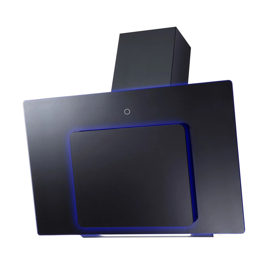 Wolkenstein Schräghaube WS7-90A+TCALX in Schwarz mit LED-Display und LED-Beleuchtung - Bild 2