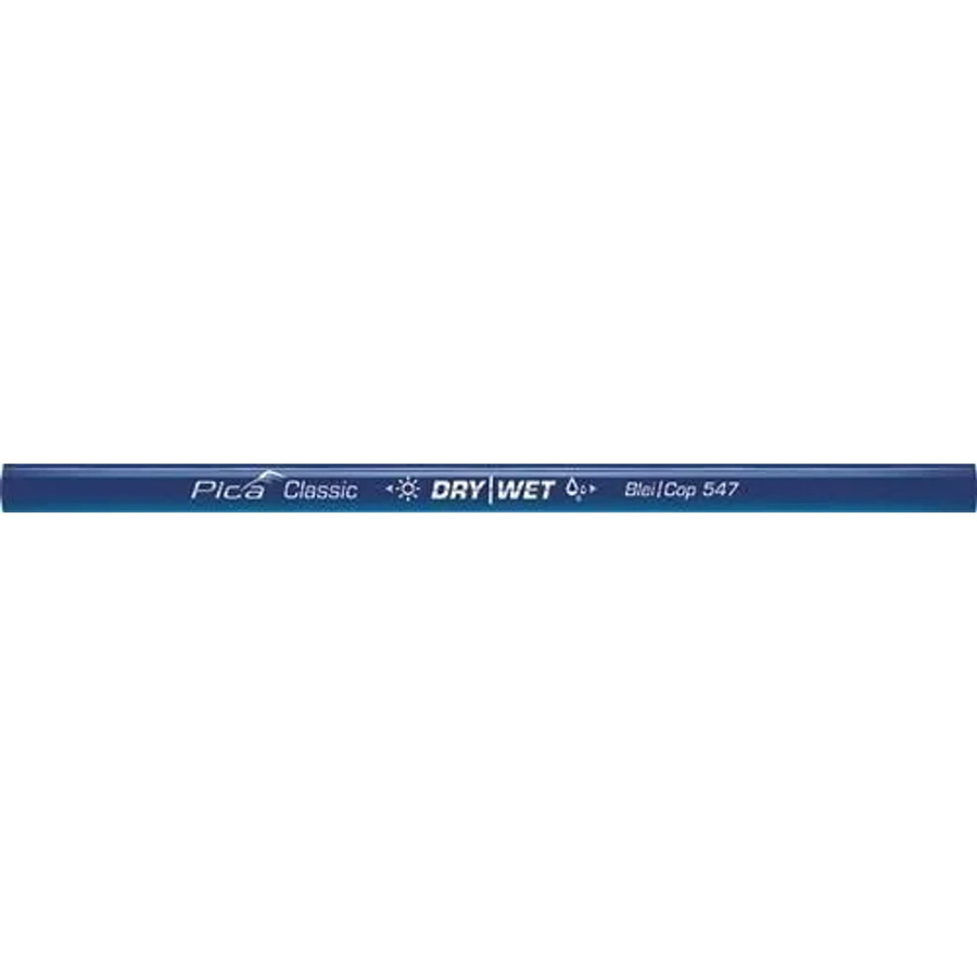 Pica Zimmermannsblei Kopierstift 547 24 in Blau mit 2H Mine, Länge: 24 cm - Bild 1