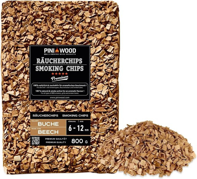 PINI Räucherchips Buche 800 g - Bild 1