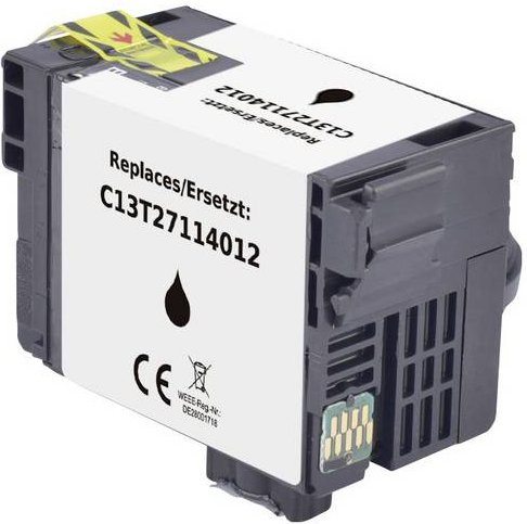 Renkforce Druckerpatrone Schwarz kompatibel mit Epson T2711 27XL C13T27114012 RF-ET2711XLBK RF-6733166 - Bild 1
