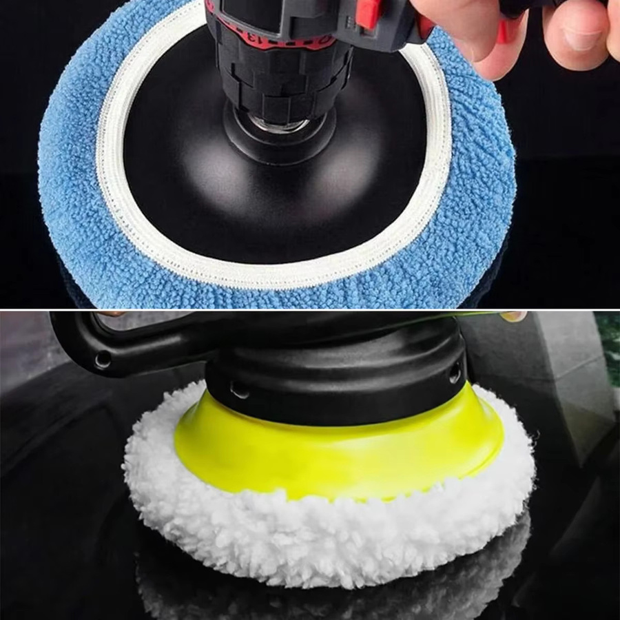 Toorise 10er Set elastische Polierpads rutschfest für Auto-Wachs und Lackpflege - Bild 5