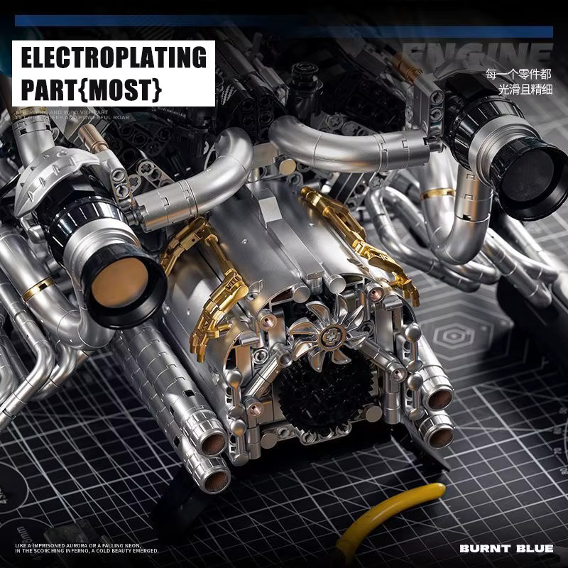 CETYL MOC Supercar V8 Motor, Batmobil, 2773 Teile, ab 14 Jahren - Bild 2