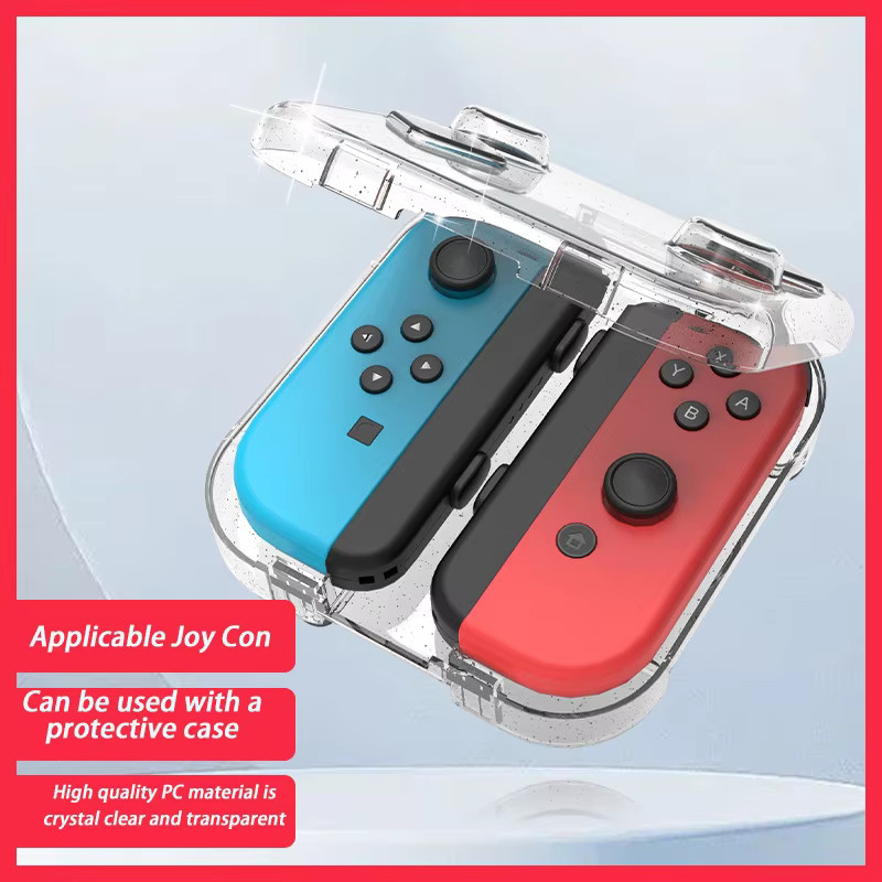 WLYX Schutzhülle für Nintendo Switch Joy-Con Links und Rechts, transparent, passend für Switch OLED - Bild 4