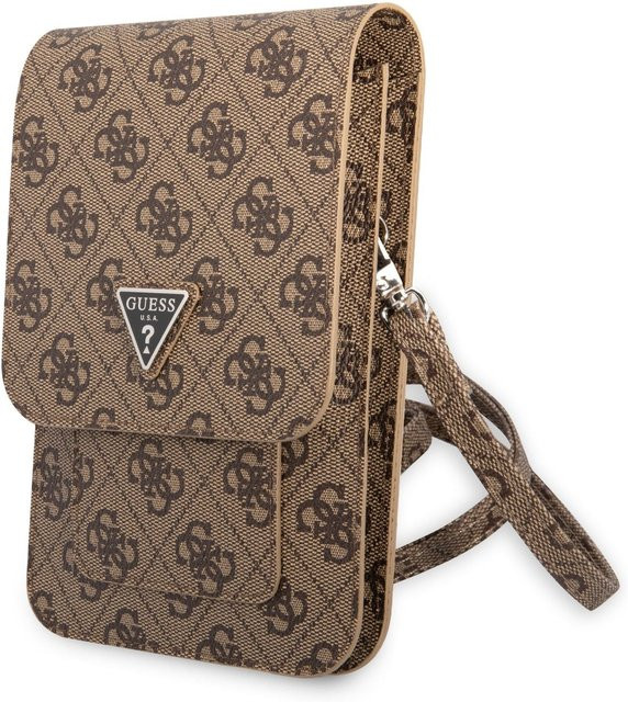 Guess Universaltasche für Telefon mit 4G Triangle Logo in Braun - Bild 1