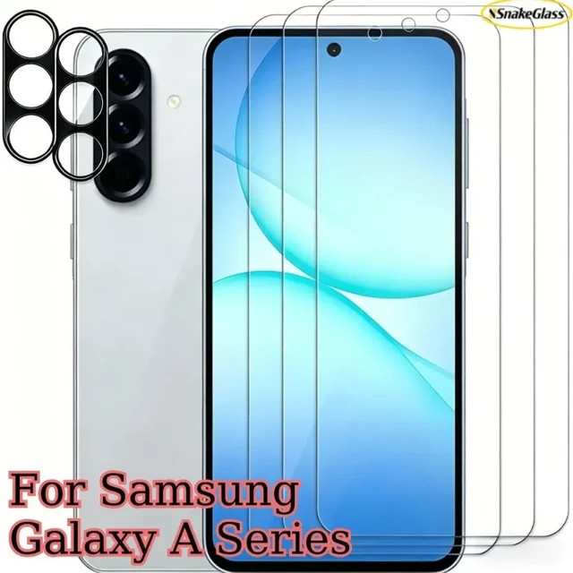 Ultra 3D Displayschutz aus gehärtetem Glas für Samsung Galaxy A56 A55 A35 A36 A26 A17 A16 A25 in Transparent - Bild 1
