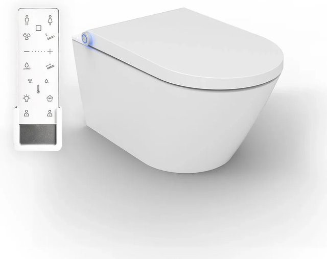 Bernstein DUSCH-WC PREMIUM 1102 Komplettset mit Sitzheizung und Entkalkungsfunktion in Weiß - Bild 1