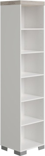 Regal PAIDI KIRA in Weiß mit verstellbaren Regalböden, B/T/H: 40 x 40 x 206 cm - Bild 1