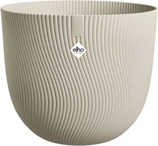 Elho Blumentopf Sereh in Beige mit Durchmesser: 30 cm und Höhe: 25 cm - Bild 1