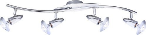 Globo Lighting Strahler LORD Deckenstrahler in Weiss mit E14 Fassung und verstellbarem Glasaufsatz - Bild 1