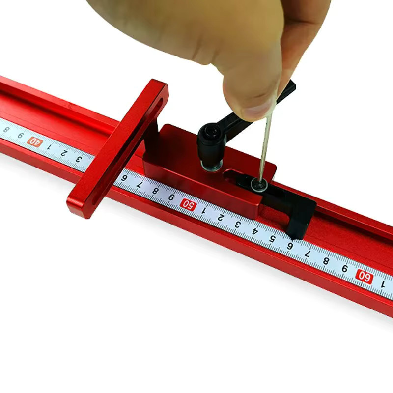 GDART T-Track Limiter Gehrung Zaun Begrenzer aus Aluminiumlegierung in Rot - Bild 4