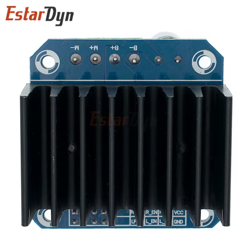 Estardyn Hochleistungs-Smart-Car-Motorantrieb Modul BTS7960 43A mit Halbleiter-Kühlung in Blau - Bild 2