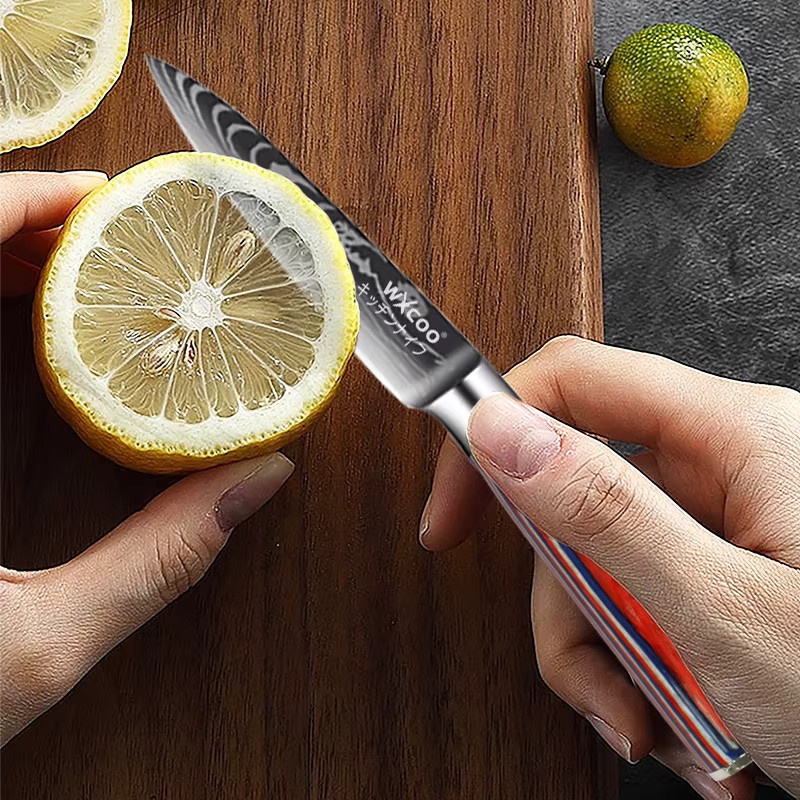 WXCOO Professionelles Japanisches Santoku Chefmesser mit Geschenkbox für Obst und Gemüse - Bild 3
