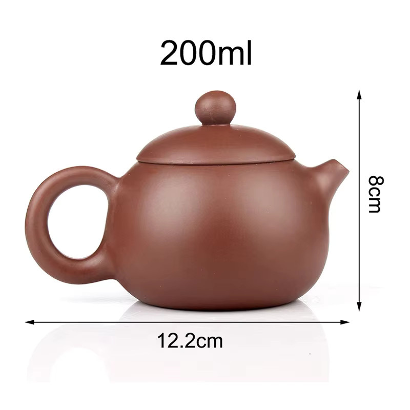 Upors Handgemachte China Yixing Zisha Teekanne aus Lila Ton, 200 ml - Bild 2